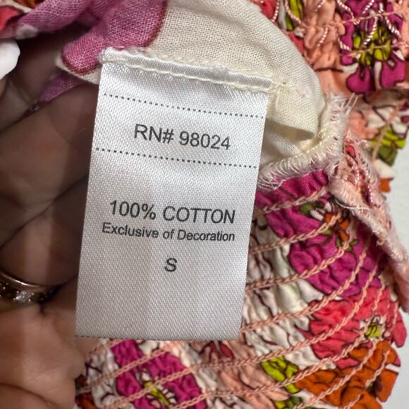 Anthropologie Love the Label Imogene Ruffle Top Sz S - Picture 6 of 12